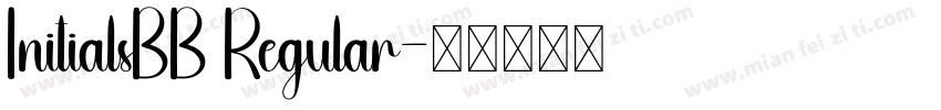 InitialsBB Regular字体转换
